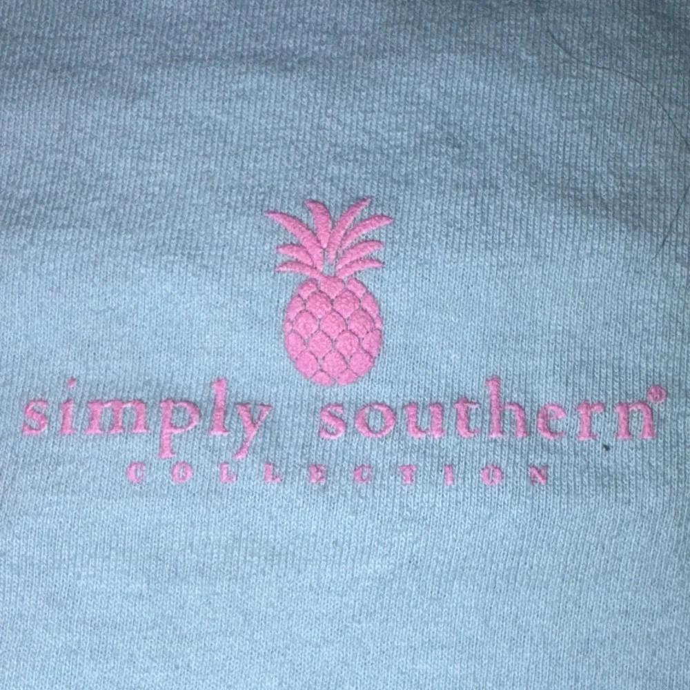 Simply Southern Light Blue T-Shirt “Somebody Please Take Me To The Beach” - Picture 3 of 5